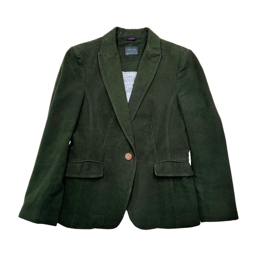 Zarra Women's Forest Green Blazer